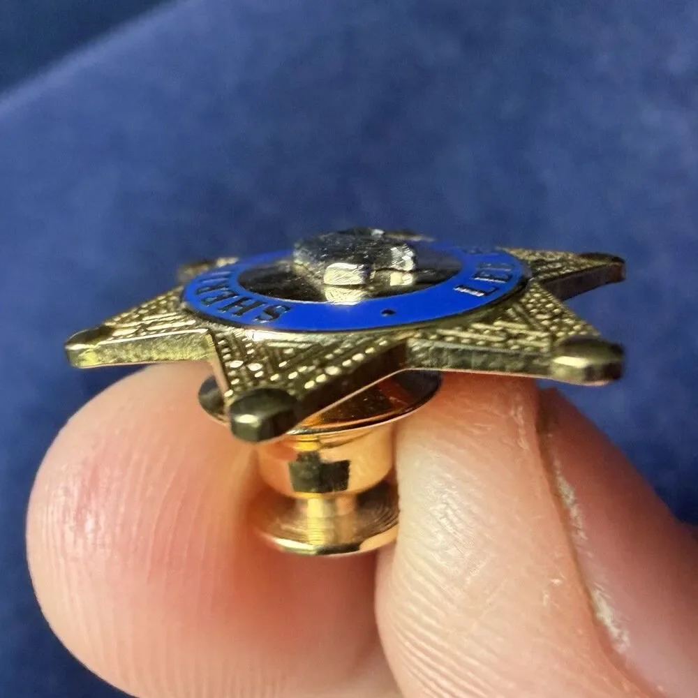 Vintage US California Former Sheriff Lee Baca Lapel Pin